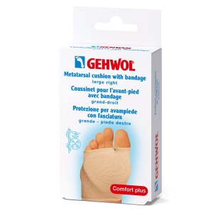 Gehwol METATARSAL CUSHION m/BANDAGE,HØYRE,LARGE 1 stk