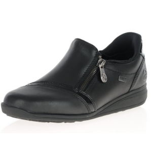 Rieker Skolett Svart Skinn