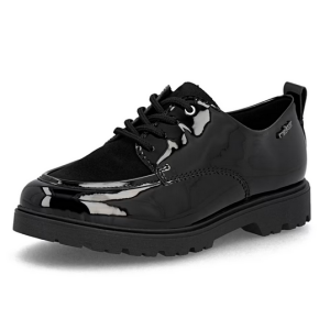 Rieker Sko Lakk Lav Svart