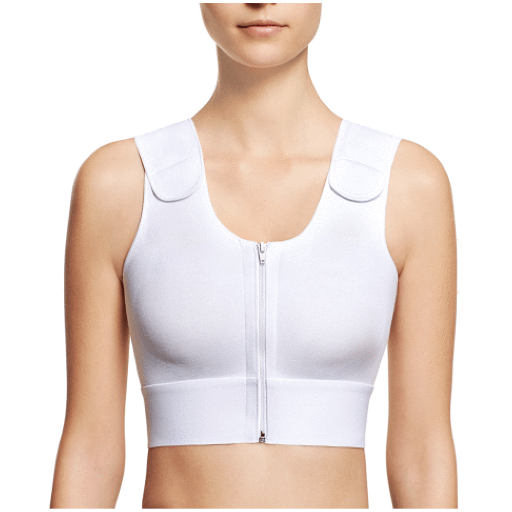 BH MIMA Hvit m/glidelås foran-hekter bak