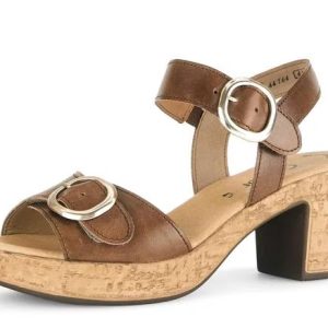 Gabor Sandaler Brun Gull Spenne