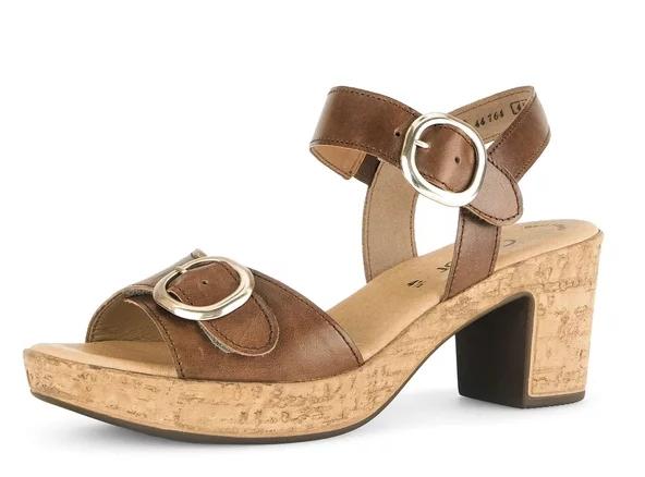 Gabor Sandaler Brun Gull Spenne