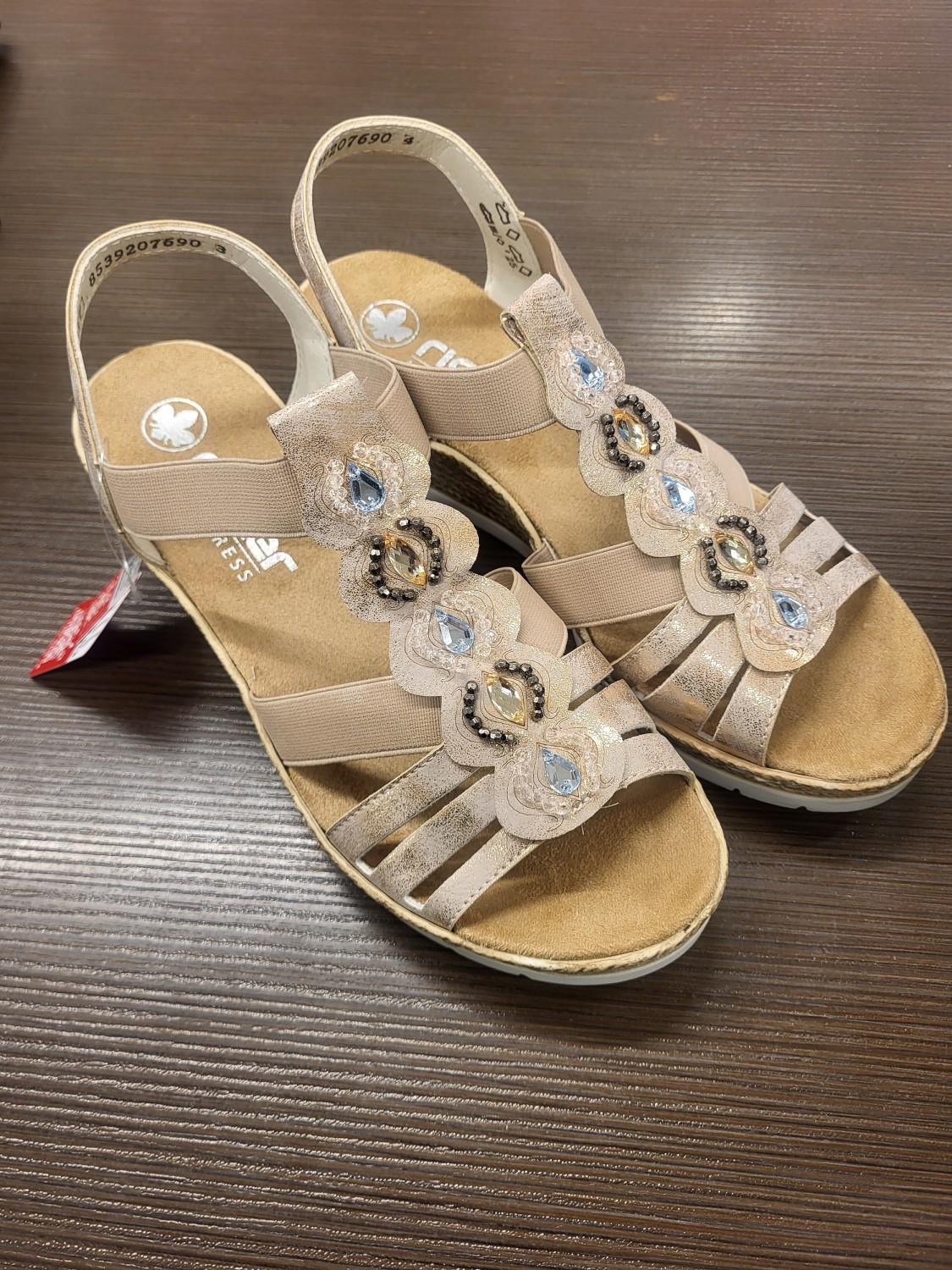 Rieker Sandal Rosa Skimmer