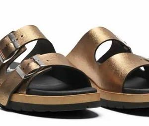 Slip In Sandal New Feet Bronsefarget