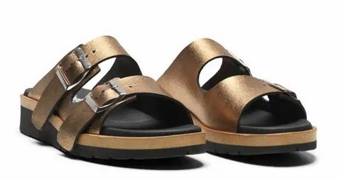 Slip In Sandal New Feet Bronsefarget