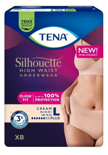 TENA Silhouette Pants Plus Høyt Liv Cream L
