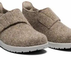 New Feet Tøffel Brun filtet ull