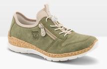 Grønn Rieker sneaker med memosoft såle