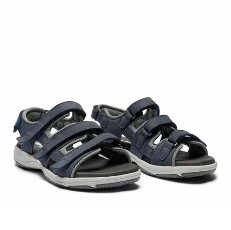 New Feet Sandal med 3 remmer Mørk blå