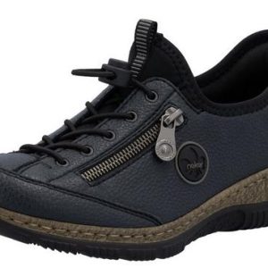 Rieker Ready2Go Dame Sneakers Blå