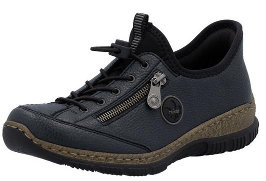 Rieker Ready2Go Dame Sneakers Blå