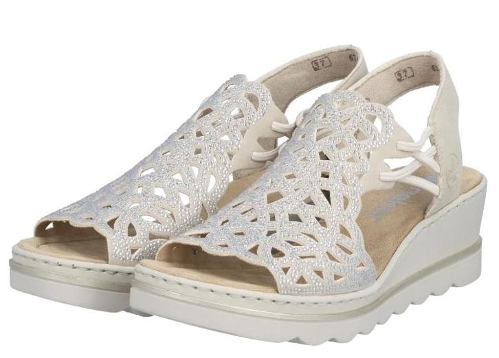 Rieker Sandal Beige Glitter
