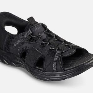 Skechers Relaxed Fit Herresko Sandaler Svart