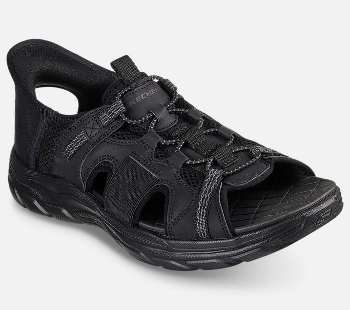 Skechers Relaxed Fit Herresko Sandaler Svart