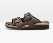 New Feet slip in sandal brun